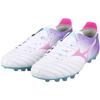 Mizuno Morelia Neo III Pro Удобные AG (Резиновые короткие шипы) Амортизирующие футбольные бутсы Мужские футбольные бутсы Бело-фиолетовые P1GA238456