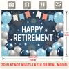 Party Backdrop Blue White Photo Booth Background Front Door Decor