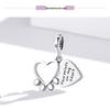Yinziyun Cat Paw Print DIY Bracelet Spacer Beads: Cute S925 Sterling Silver Pet Imprint Collection