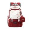 Student Large Capacity Backpack Children's Schoolbag Women's Block Color Backpack
