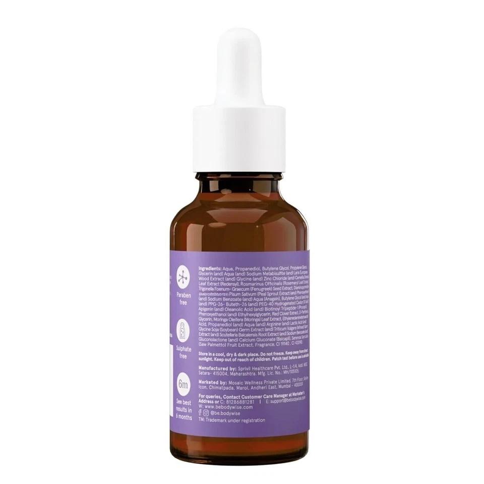 Be Bodywise 3% Rosemary Hair Serum | With 3% Redensyl & 2% Anagain 30ml -F SHIP