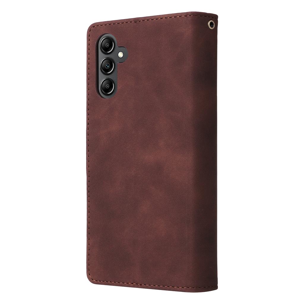 For Samsung Galaxy A25 5G (Global) (161.0 x 76.5 x 8.3mm) Case Stand Leather Wallet Flip Phone Cover