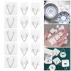 10Pcs Self-adhesive Plate Holder Vertical Plate Storage Hooks  for Art Photo Frames Hanging