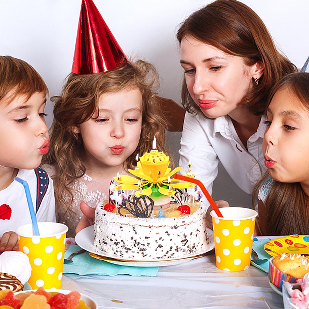 Цветочная свеча Светодиодные праздничные электрические цветочные свечи Визуальный эффект Твердый парафин Уникальный креатив