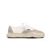 Maison Mihara Yasuhiro Baker Og Sole Canvas Suede Low-top Sneakers White