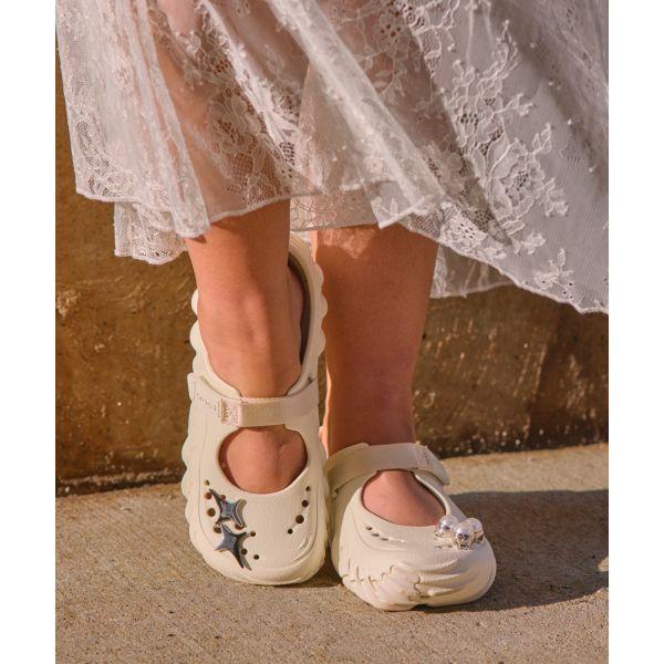 Crocs Клоги Echo Mary Jane Summit White Женские кроссовки 211996-2MD
