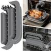 Silicone Handle Cover 2Pcs for Ninja Crispi Glass, Air Fryer Heat-Resistant Heat Resistant Grip Holder Sleeve Cleancrisp Glass Container