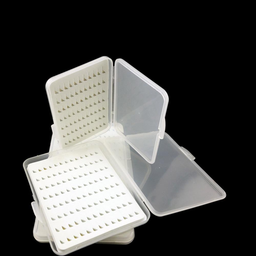 Plastics Fishing Tackle Box Light and Thin Fish Hook Box New Fly Fishing Box Fishing
