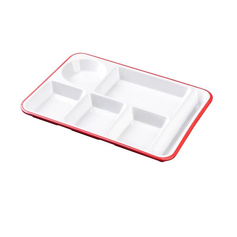 Commercial Melamine Divided Meal Tray