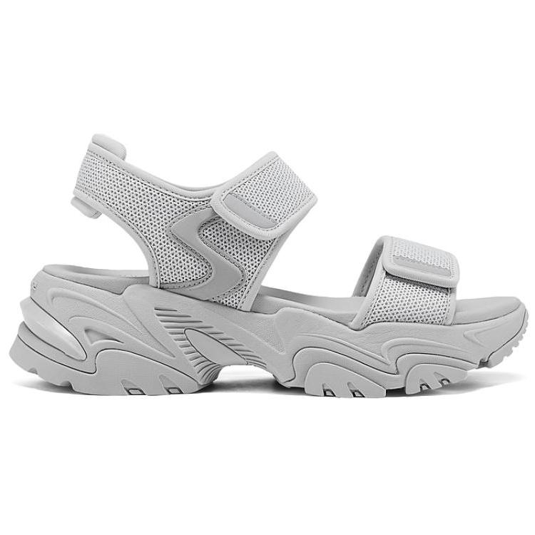 Skechers Повседневные удобные универсальные пляжные сандалии Женские сандалии Серые 119866-GRY