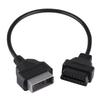 OBD2 Adapter Cable Diagnostic Cable Connector Conversion Connector 14 Pin To 16 Pin Plastic