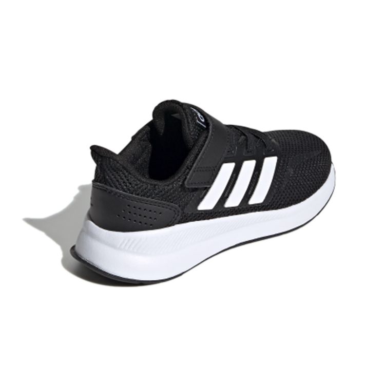 Adidas Neo Runfalcon Comfortable Versatile Non-Slip Durable Low-Top Running Shoes Kids Sneakers Black White EG1583