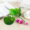 Mini Lotus Flower Artificial Fake Flowers Simulation Lotus Leaf  Bedroom Wedding