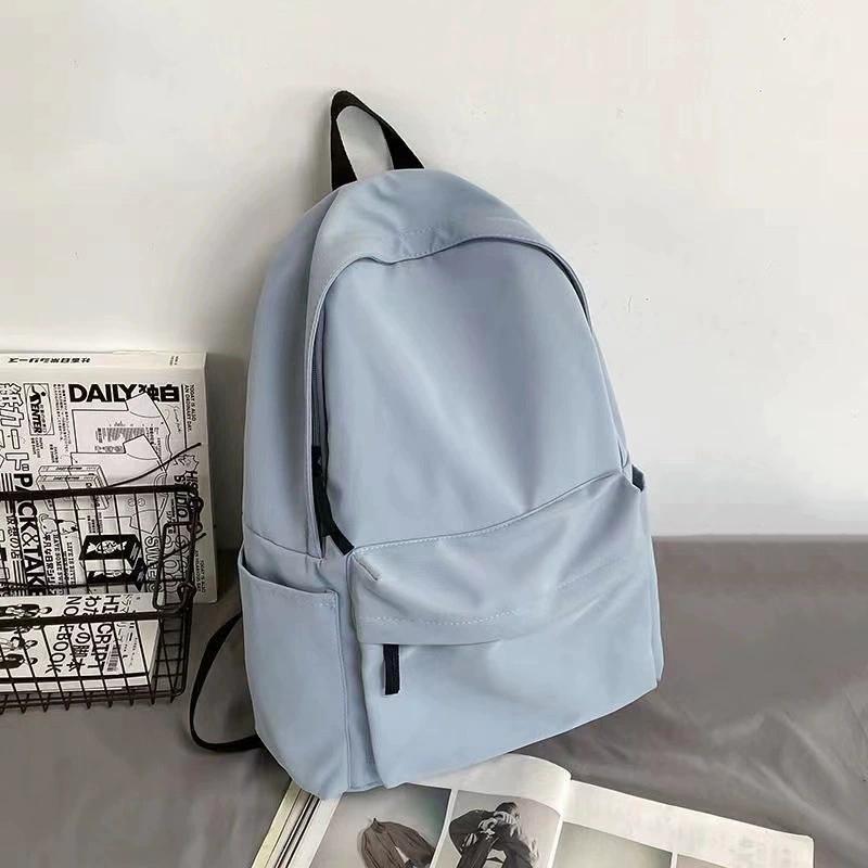 White Black Red Blue Backpack Large Capacity Nylon Backpack Student Backpack