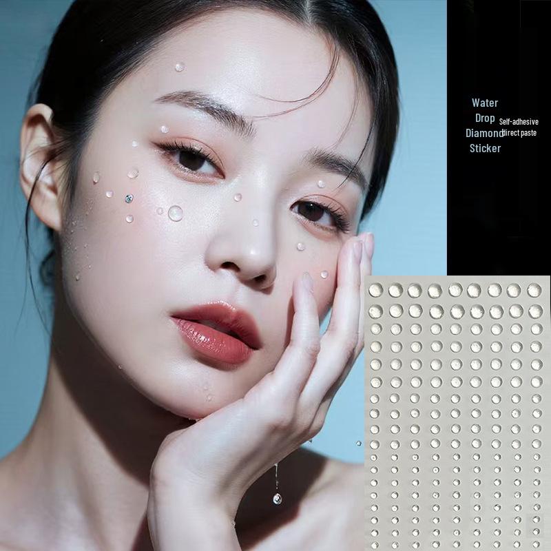 Shan Gen Crystal Diamond Eye Makeup Stickers с самоклеящимися стразами