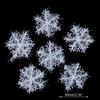 Christmas Snowflake Ornaments 6pc/set Winter Window Wall Deoration for Home Festival Party Window Wall Door Decoration