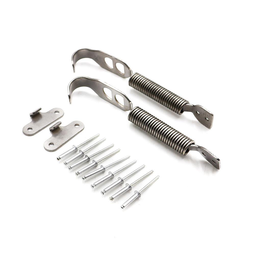 Stainless Steel Car Racing Mount Bonnet Hook Pin Lock Latch Spring Fastener Kit