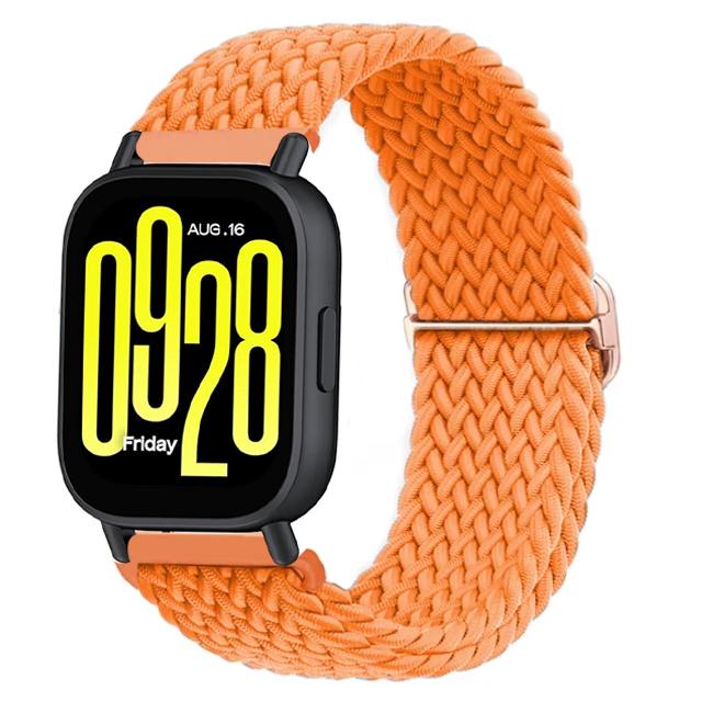 Плетеный solo loop ремешок для Redmi watch 5 active Аксессуары для умных часов сменный ремень браслет correa Redmi watch 5 lite Ремешок