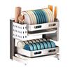 Beifu Stainless Steel Dish Drying Rack with Utensil Holder