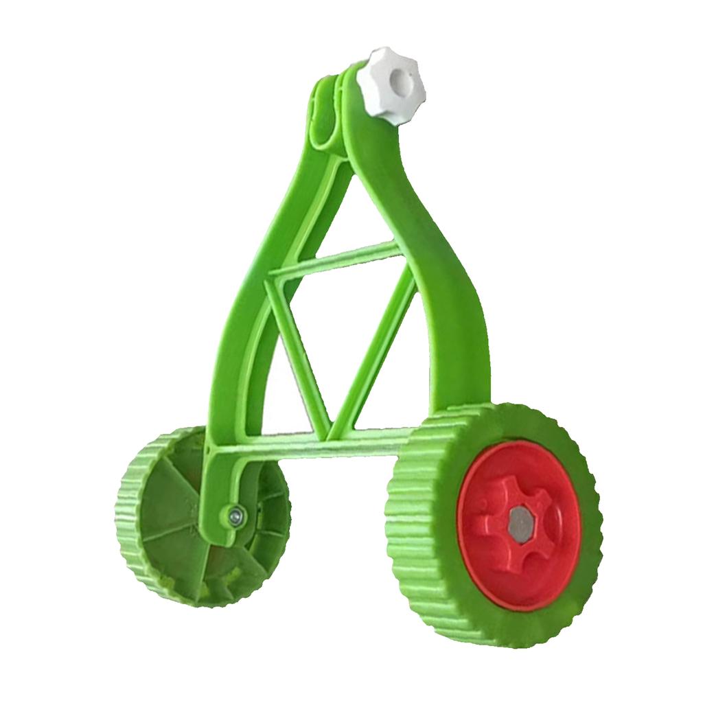 Экономящее труд вспомогательное колесо для литий-ионной газонокосилки, регулируемый набор опорных колес для аккумуляторного триммера для травы