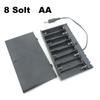 2, 3, 4 слота, порты размера AA, чехол для хранения аккумуляторов, держатель, черный, для инструментов для ремонта «сделай сам»