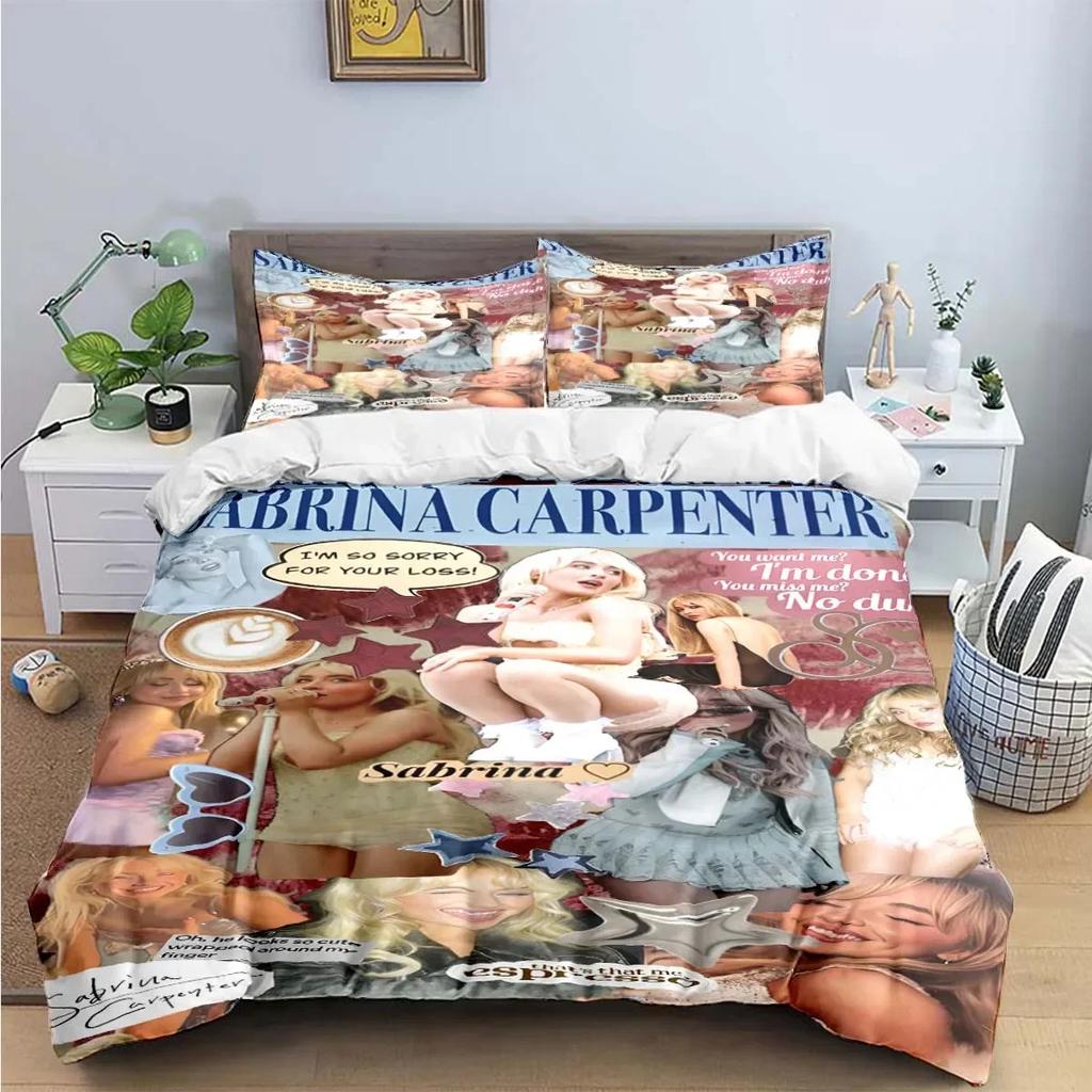 Singer Girls S-Sabrina Carp Print Комплекты постельного белья Изысканный комплект постельного белья Пододеяльник Постельное белье Комплект постельного белья Роскошный подарок
