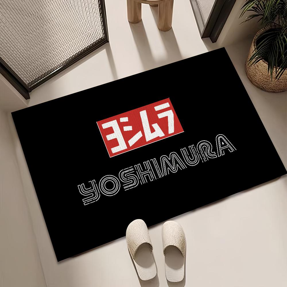 Круглый коврик с роскошным логотипом Y-YoshimuraS Для дома Спальни Декорация Кухни Ванной Супервпитывающий Коврик Ковер Для ног Нескользящий
