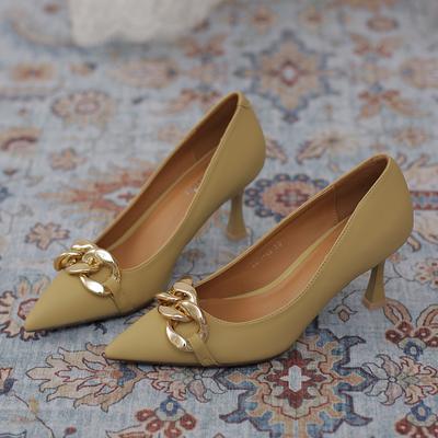 Ins Brand Женские желтые туфли-лодочки на высоком каблуке 7 см 5 см, туфли-лодочки Scarpins для офиса, женские туфли на шпильках, для вечеринки в честь Дня святого Валентина, свадьбы, невесты