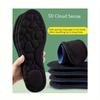 2PCS 5D Insole Women's Soft Sports Running Insole Shock Absorbing Insole Neutral Insole New Stretch Men's And Women's Super Soft Insole Sports Air