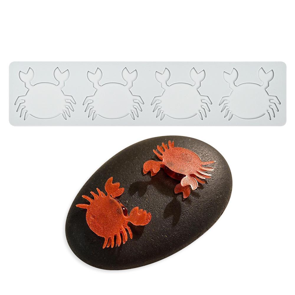 Lobster Crab Fishbone Animal Shape Silicone Cake Lace Mold Butterfly  Swan Cake Decorating Tool DIY French Dessert Baking Tool