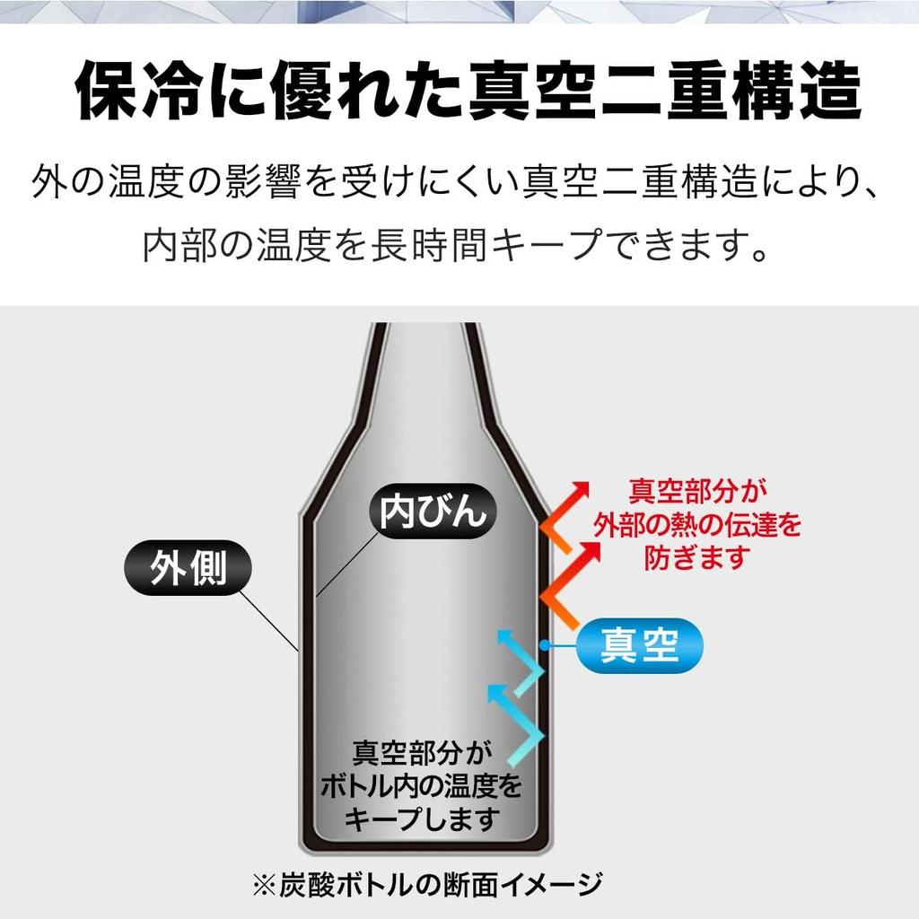 FIELDOOR Carbonated Drink Bottle Growler Ice Container Large Capacity Vacuum Insulated Cooler Carbonated Drink A stainless steel bottle that can carry