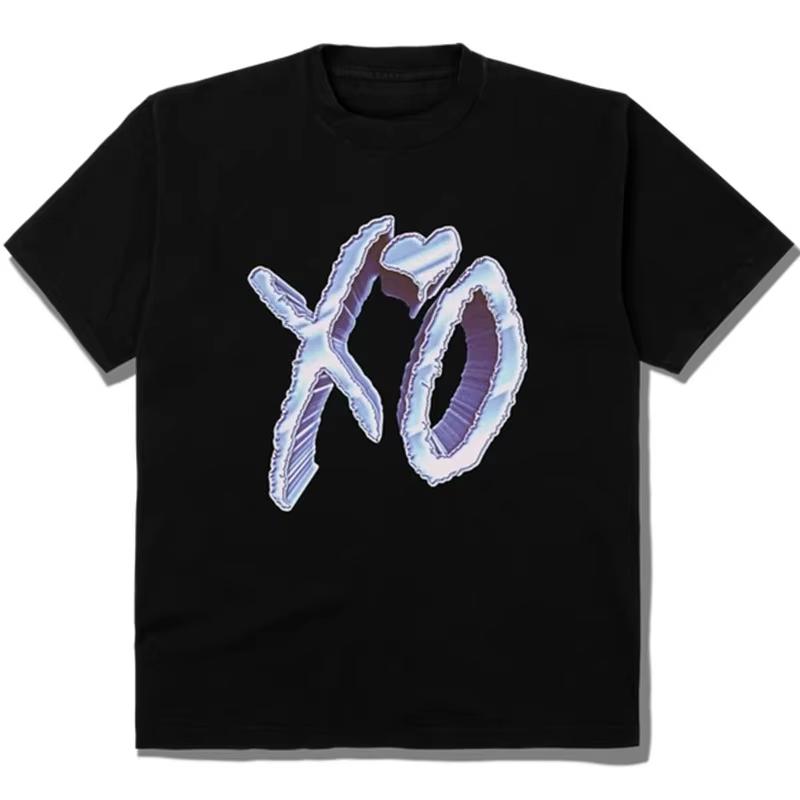 Повседневный Певец The Weeknd Модный Ретро Поддержка Короткий Рукав Высокое Качество Унисекс Способный Сердце-s