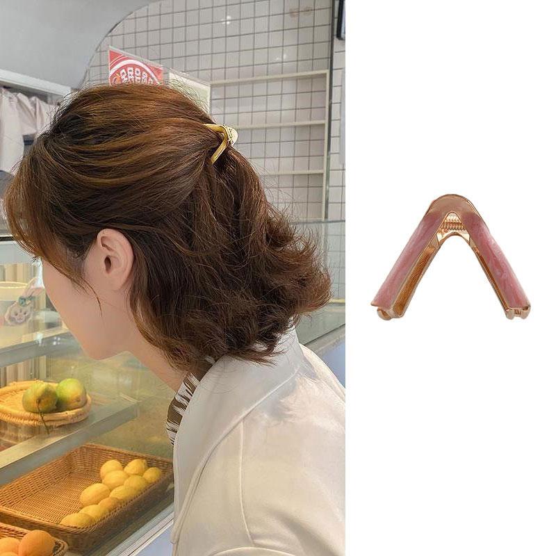 Модные ацетатные треугольные заколки для волос для женщин и девочек, шикарные заколки для волос, заколки в виде краба, инструмент для укладки, аксессуары для волос