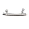 304 Stainless Steel Shower Door Handle Flat Tube Glass Sliding Door Handle
