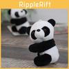 Small Panda Plush Toy With Short Plush Fabric For Childrens Gift Play And
