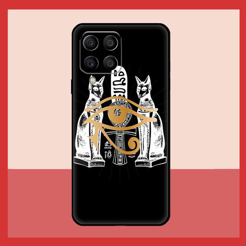 Egyptian Hieroglyphics Symbols Case For Samsung Galaxy M11 M31 M14 M34 M54 M12 M32 M52 M15 M13 M06 M16 M36 M56 M53 M35 M55
