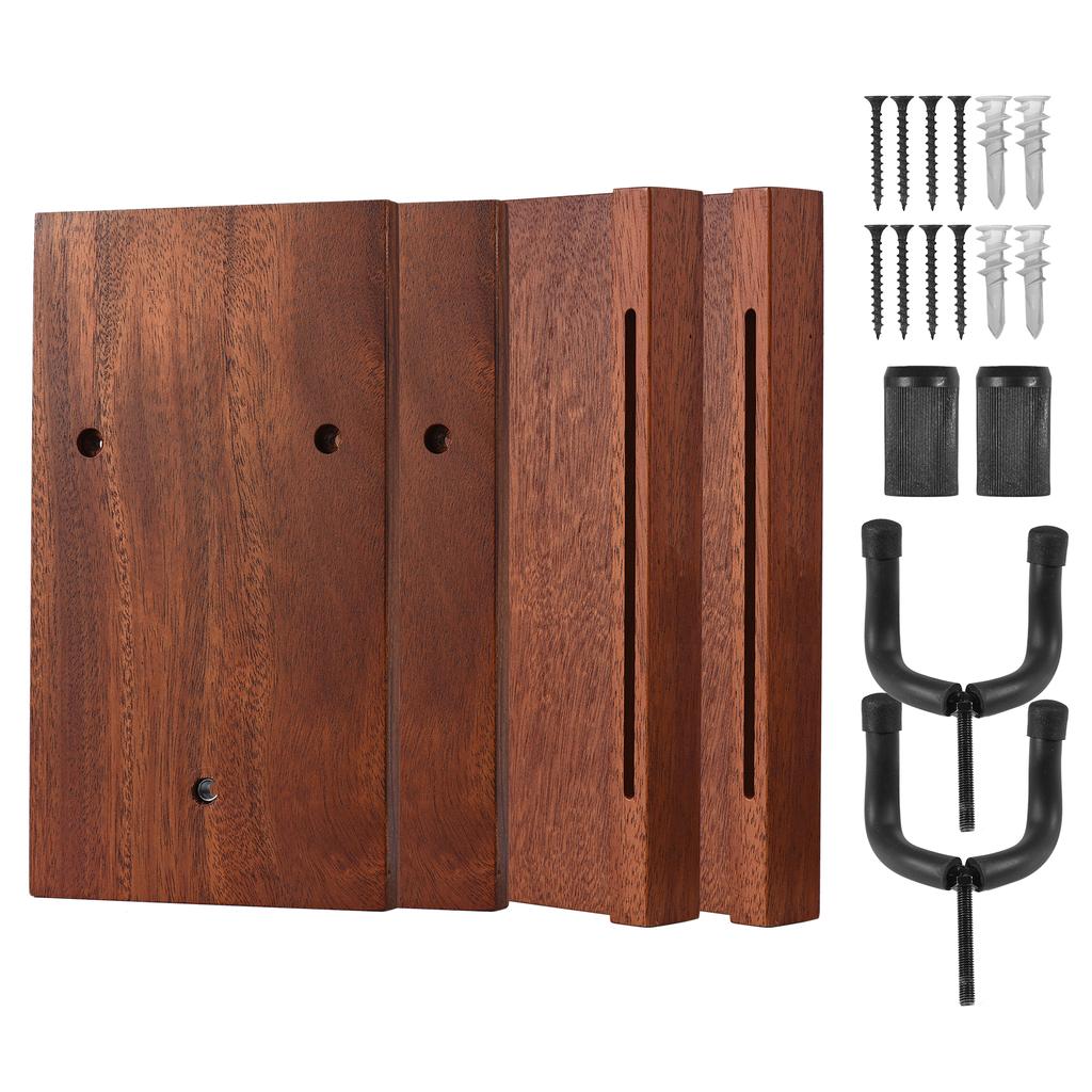 2 шт. многофункциональная настенная вешалка для гитары DIY Kit красное дерево деревянная настенная вешалка держатель для полки