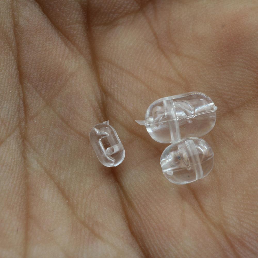 Carp Fishing Fishing Bait Double Cross Hole Beads Fishing Beads Clear Beads Fishing Cross Beads