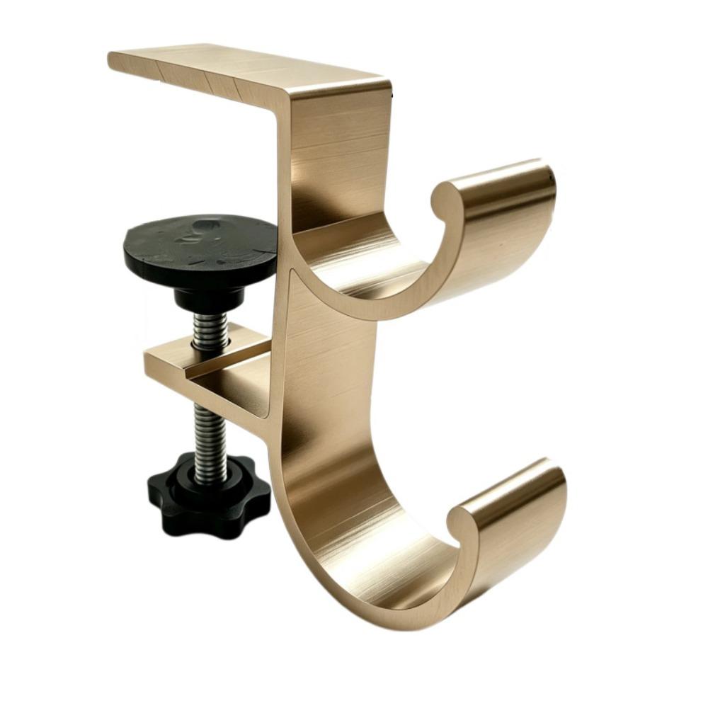 Adjustable Desk Edge Bag Hook Double Hook Desk Headset Hanger Table Side Backpack Rack School