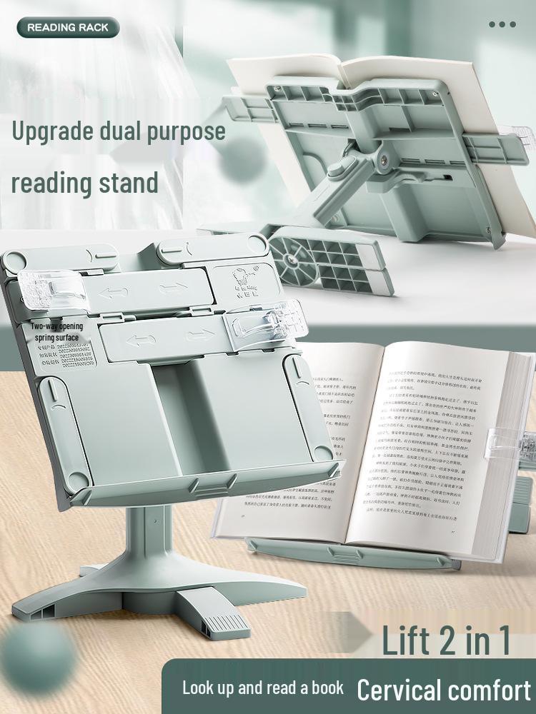 Adjustable Multifunctional Reading Stand & Bookshelf for Students