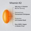 Sports Research, Vitamin K2, Extra Strength, 180mcg, 60 veggie softgels