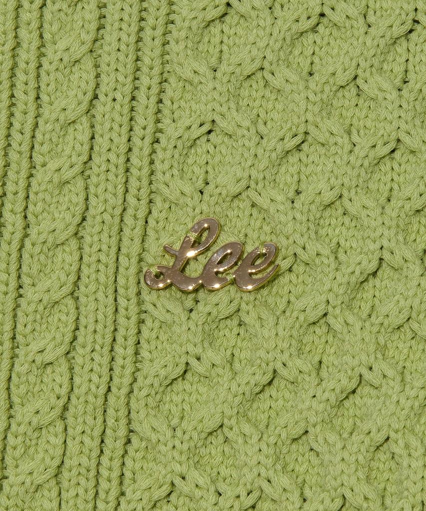 LEE Women'S Chunky Short Sleeve Knit Lime