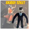 Мягкая и удобная плюшевая игрушка Skibidi Toilet, идеально подходящая для декора и игры