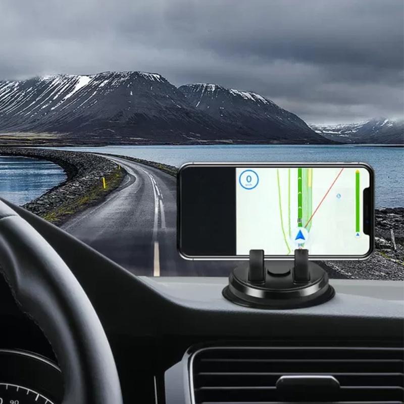 360° Rotate Universal Car Phone Dashboard Mount Non-slip Rubber Holder Pad Phone Stand Bracket
