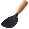 Silicone Rice Paddle Non-Stick Wooden Handle Spatula Multifunction Rice Spoon  Kitchen Cooking Tool