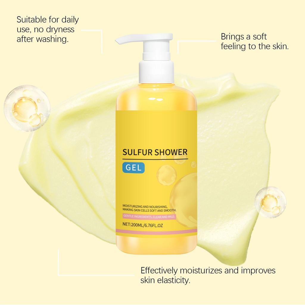 Гель для душа Мягко очищает кожу, делает ее гладкой, нежной, увлажняющей и освежающей, контролирует жирность кожи, 200 мл