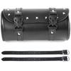 Samcos Motorcycle Mini Type Tool Back Studded PU Leather Storage Bag Easy To Install