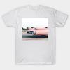 T Shirt Women Pink Vintage Retro Classic Muscle Rod Car P Harajuku Print Kawaii Tshirt Summer Short Sleeve Female T-Shirt Top Tee