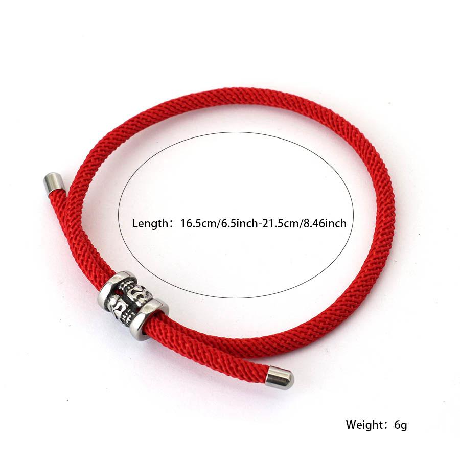 Простая мода из нержавеющей стали, регулируемая ручная веревка, ювелирные изделия серебряного цвета для мужчин и женщин, ювелирные изделия для рук, подарок, вечерние украшения