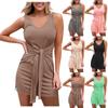 Women's Fashion Casual Solid Color Min Dress Pullover Sleeveless Dresses